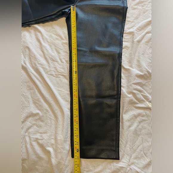 Babaton Vegan Straight Leather Pants (size 4) - Picture 10 of 11